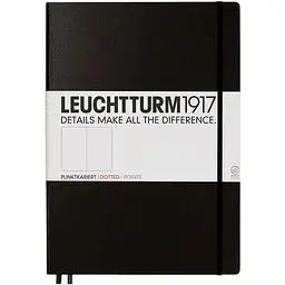 Блокнот Leuchtturm1917 Master Classic А4+, чорний, крапка (327366)