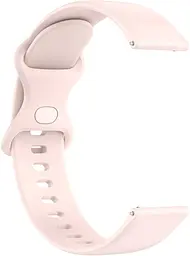 Ремінець силіконовий для смарт-годин BeWatch Amazfit універсальний S 20 мм CBітло-рожевий (101N3S09.2) - мініатюра 3