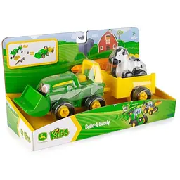 Конструктор John Deere Kids Трактор із ковшем і причепом (47209) - мініатюра 3