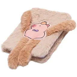Блокнот А6 ZiBi Capybara Kids Line плюшевий клітинка 80 аркушів (ZB700014) - мініатюра 6