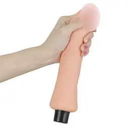 Реалістичний вібратор Real Softee Vibrator Flesh 9 Love Toy 66-LV0915 23793 - мініатюра 4