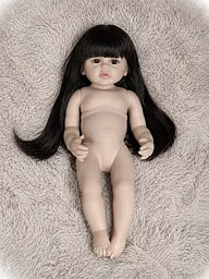 Реалістична Кукла Реборн 55 см повністю вінілова Doll Reborn Baby К0100202 - мініатюра 4