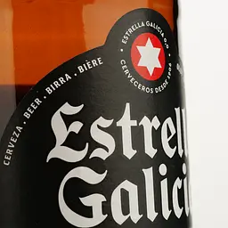 Пиво безалкогольне Estrella Galicia світле 0% 0.33 л - мініатюра 3