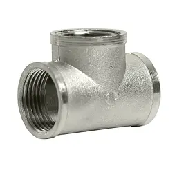 Трійник Solomon 1″x1/2″x1″ ВВВ нікель 8202 000025754