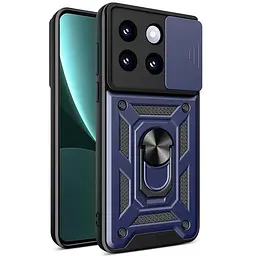 Чохол Ummi Camshield Serge Ring для Xiaomi 14 Синій / Navy