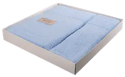 Набір рушників Soho 50х90 + 70х140см Abba Blue pbe0050739 - мініатюра 2