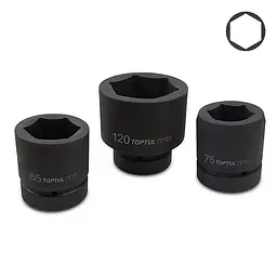Ударна головка 2-1/2" 90мм Toptul hoz0014739 - мініатюра 1