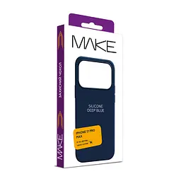 Чохол MAKE Apple iPhone 17 Pro Max Silicone Deep Blue