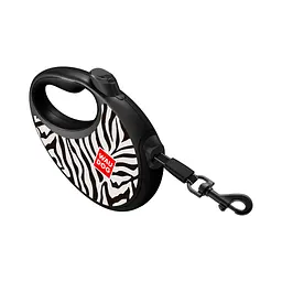 Повідець для собак WAUDOG R-leash з контейнером для пакетів "Зебра", світловідбивна стрічка S (255-0055) - мініатюра 4