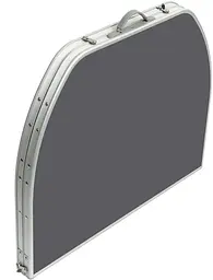 Стіл Bo-Camp Case Model Oval 120x80 cm Grey (1404415) (DAS303277) - мініатюра 3