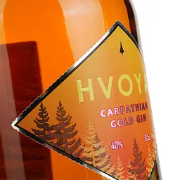Джин HVOYA Carpathian Gold 40% 0.5 л - мініатюра 3