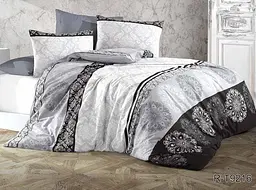 Комплект постільної білизни з компаньйоном (R-T9216) 1,5-спальний TAG tekstil pbe0037252 - мініатюра 1