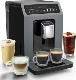 Кавомашина автоматична Krups Evidence Hot & Cold EA898GF0 Gray UA - мініатюра 4