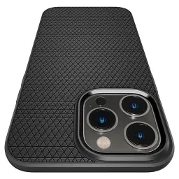 Чохол-накладка Spigen Liquid Air для Apple Iphone 14 Pro Matte Black (ACS04957) - мініатюра 4