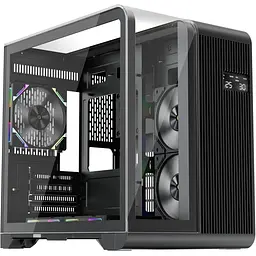 Корпус 1stPlayer RT5, чорний, без БЖ, Midi Tower, Micro ATX / Mini ITX, 2xUSB 3.0 / 1xUSB 2.0, макс. CPU - 157 мм / VGA - 330 мм,