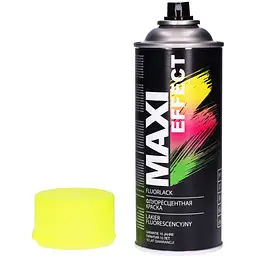 Емаль аерозольна Maxi Color Effect флуоресцентна жовта 400 мл - мініатюра 2