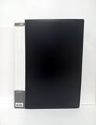 Папка пластикова зі швидкозшивачем, A4 BM.3407-99 BUROMAX (4823078952097) Чорний - мініатюра 4