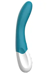 Вібратор точки G Liebe Bend It Rechargeable Ocean Blue, 10 режимів, дуже потужний, гнучкий стовбур - мініатюра 1