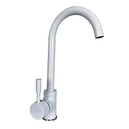 Змішувач для кухні Globus Lux LAZER GLLR-0103 S-WHITE - мініатюра 3