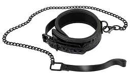Чорний нашийник з повідком Bad Kitty Collar - мініатюра 2