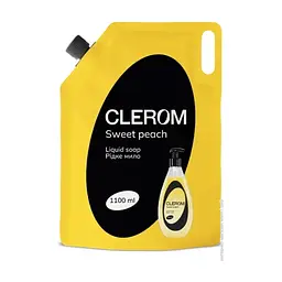 Жидкое мыло Clerom Sweet peach Дой-пак 1100 мл (4820287020272)