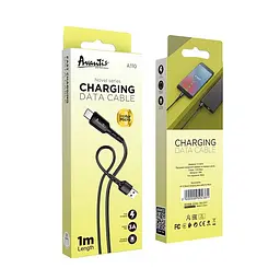 Кабель Avantis A110 Novel USB – Micro- чорний - мініатюра 3