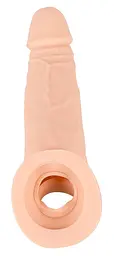 Насадка на член Orion Nature Skin Penis Sleeve With Extension, +5 см (тілесний) - мініатюра 6