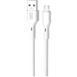 Кабель XO NB230 Rock Series USB-A to Micro - 1m білий (6976057)