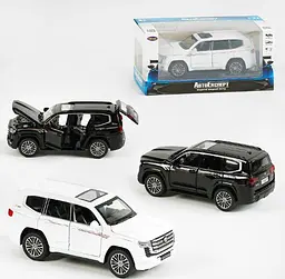Машинка Автопром toyota land cruiser 300 TK - 18010 Авто Експерт, 2 кольори, металопластик, 1:32, звук - мініатюра 3