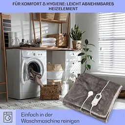 Електрична ковдра Klarstein Dr.Watson SuperSoft XL 180 x 130 (10033005) - мініатюра 3