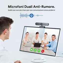 Вебкамера DEPSTECH DW49 4K для ПК та ноутбука - мініатюра 5