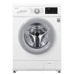 Пральна машина LG з фронтальним завантаженням F2J3HN1W, 7кг, 1200, A+++, глибина 44см, Дисплей, Інвертор, Білий (F2J3HN1W)