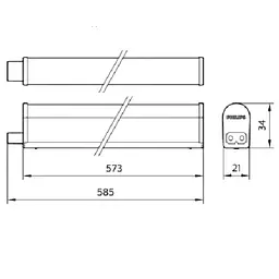 Cвітильник Philips BN068C LED6/NW L600 SW (911401734142) - мініатюра 3