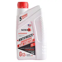 Антифриз Nowax Red G12 концентрат червоний 1 кг (NX01009) - мініатюра 2