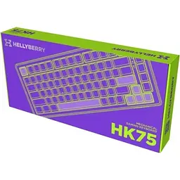 Клавіатура Hellyberry HK75, White/Violet, USB, механічна (перемикачі Hellyberry Linear) Hator teh0028294 - мініатюра 9