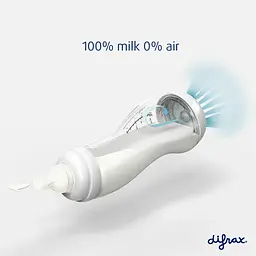 Скляна антиколікова пляшечка Difrax S-bottle Natural Blue з силіконовою соскою 250 мл (736FE Blue) - мініатюра 7
