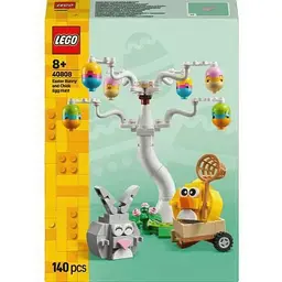 Конструктор LEGO Icons Великодній кролик і полювання на курячі яйця 140 деталей (40808)