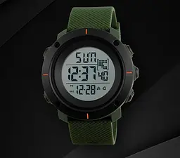 Чоловічий спортивний годинник Skmei 1213 dekker (Зелений) - мініатюра 6