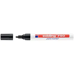 Маркер Edding Paint e-750 2-4 мм круглий чорний (e-750/01)
