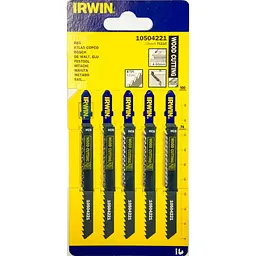 Полотно для лобзика по дереву T111C 5шт, IRWIN - мініатюра 3