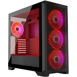 Корпус Modecom VOLCANO EXPANSE S ARGB 4x140mm fans MIDI USB 3.0x2+TYPE-C ЧОРНИЙ без Блок живлення ATX