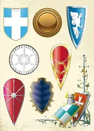 Книжка з наліпками. Лицарі - мініатюра 6