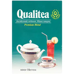 Уцінка. Чай Qualitea чорний дрібний лист Англійський сніданок Rich brew 100 г 