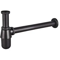 Сифон для раковини Mixxus Siphon-01 Black без випуску MI6143, Чорний матовий