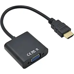 Адаптер STLab HDMI - VGA black (U-990 Pro BTC) - мініатюра 3