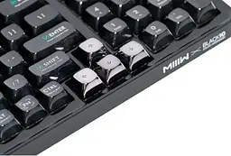 Бездротова клавіатура Xiaomi Miiw Customized Mechanical Keyboard BlackIO98 Dark Silver (3262407) - мініатюра 6