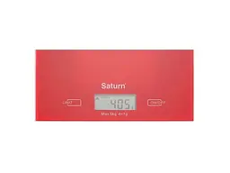 Ваги кухонні Saturn ST-KS7810 Red - мініатюра 2