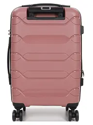 Валіза маленька S поліпропілен Worldline Airtex 282 46л 54×36×23см Рожеве золото - мініатюра 4
