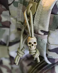 Стопери для шнурка Kombat UK Skull Cord Stoppers 10 шт Койот (1000-kb-scs-coy) - мініатюра 3