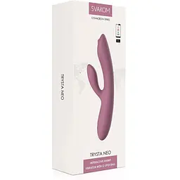 Вібратор-кролик із перлинною стимуляцією точки G Svakom Trysta Neo Violet - мініатюра 10